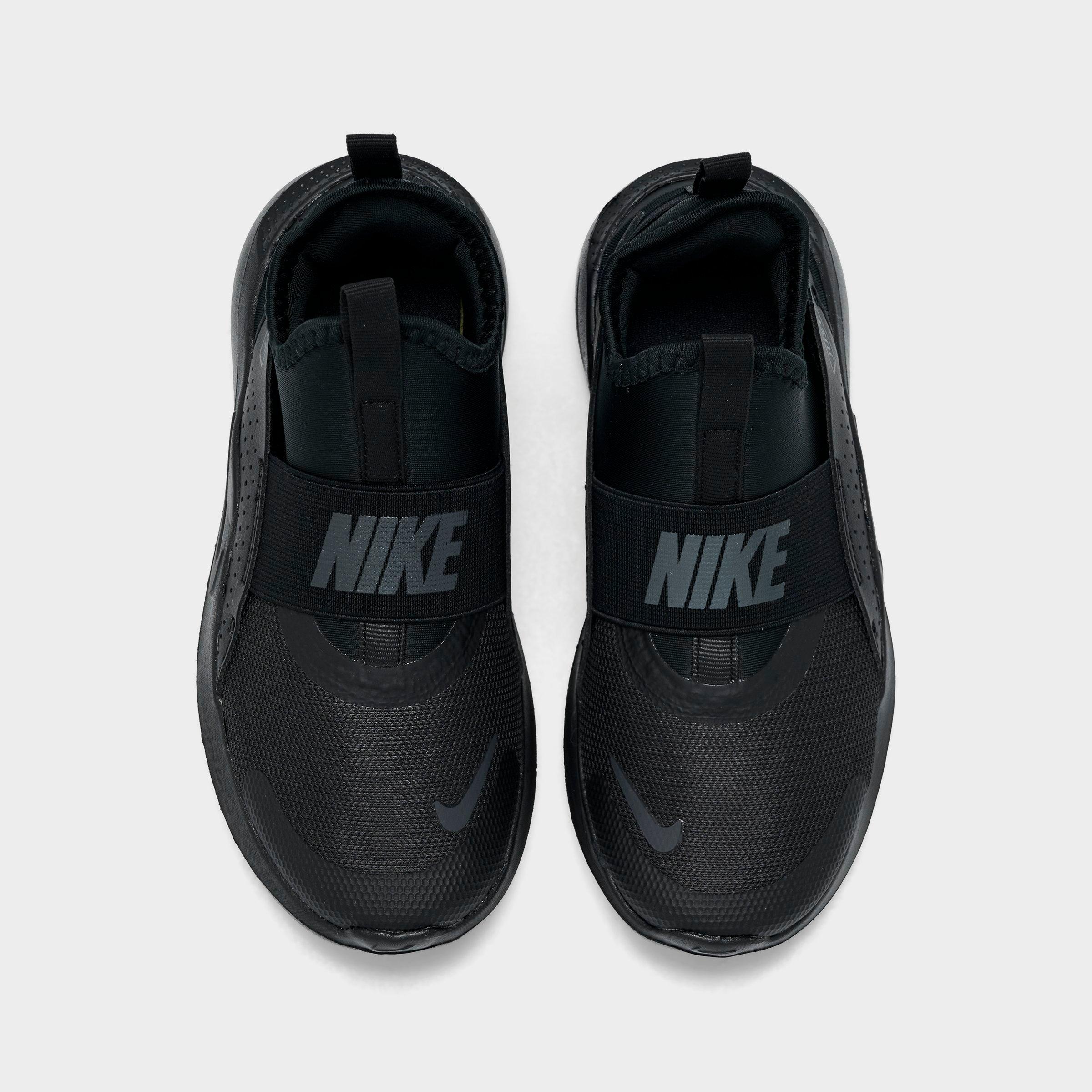 Little Kids' Nithtke Flex Runner 4 Running Shoes - Black/Anthracite/Black - Top view