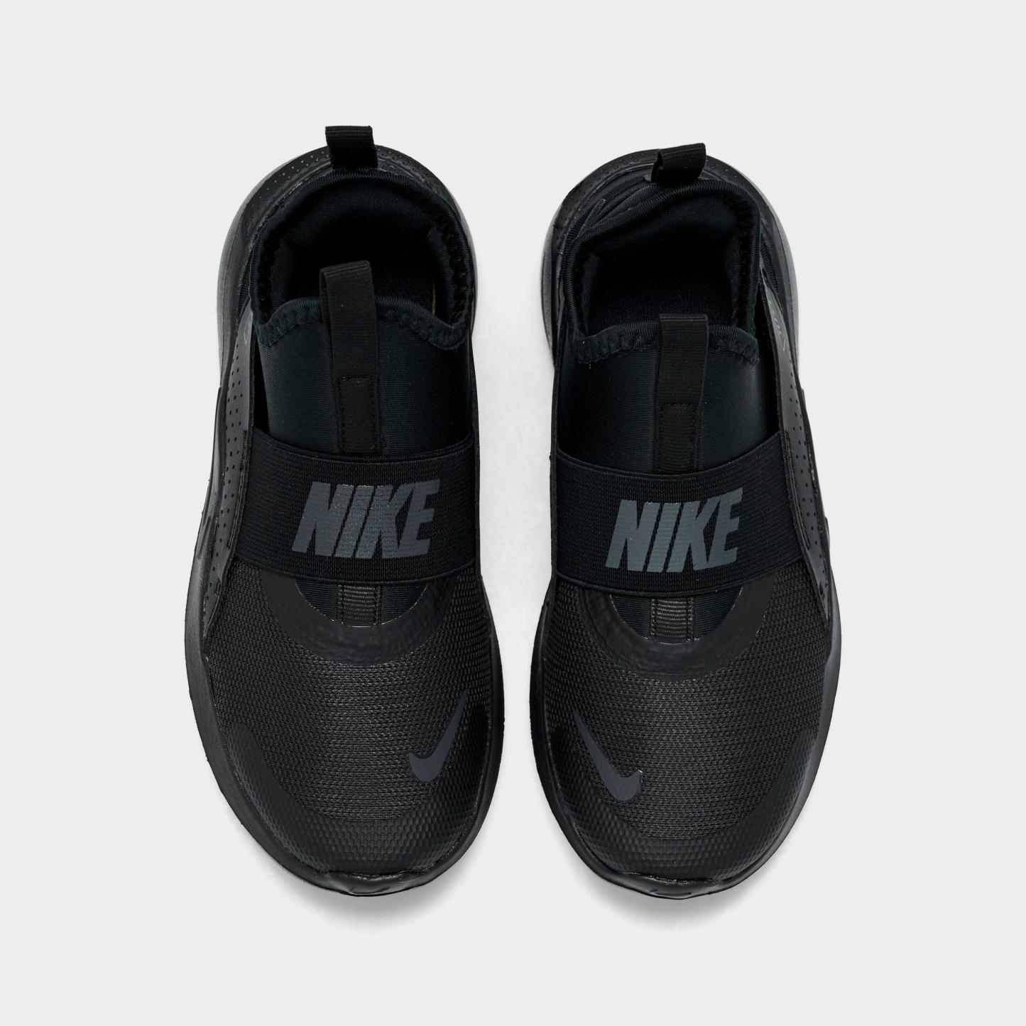 Little Kids' Nithtke Flex Runner 4 Running Shoes - Black/Anthracite/Black - Top view