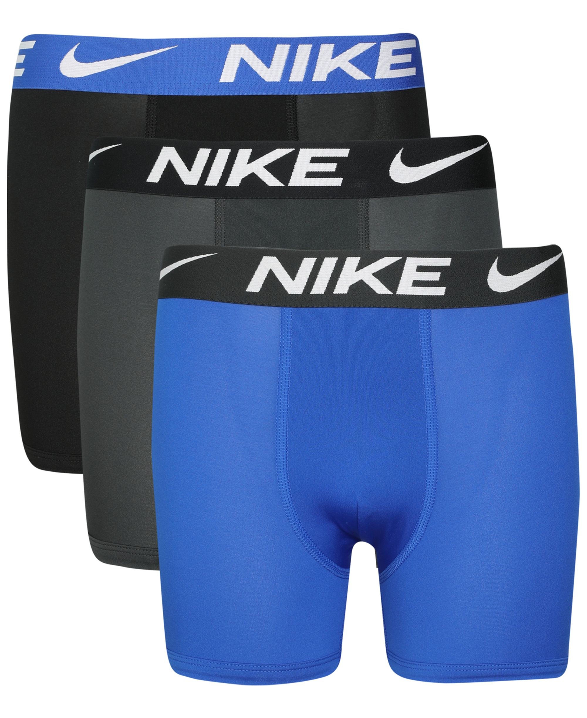 Nike Big Boys 3 PK. Essential Dri-FIT Boxer Briefs - Game Royal
