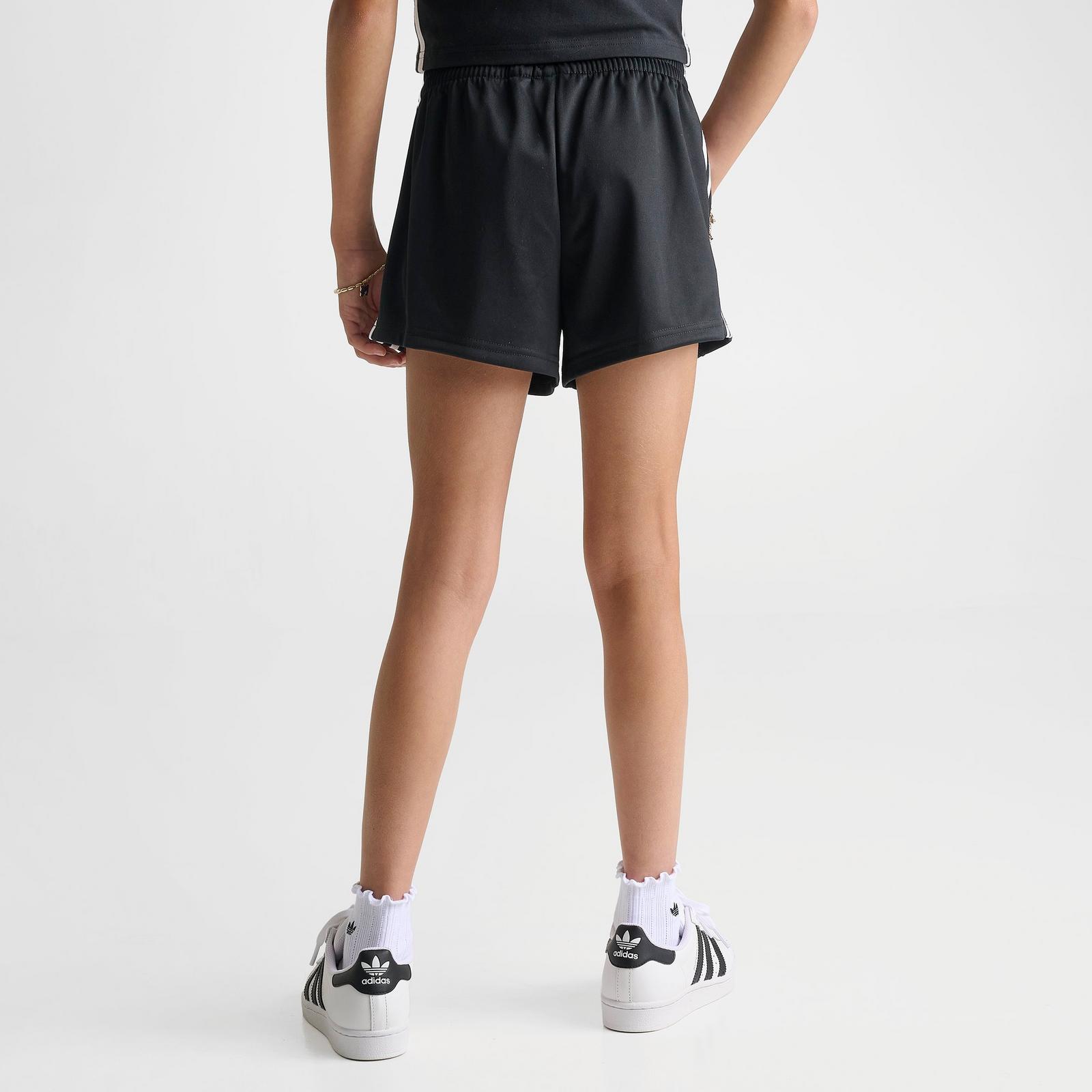 Girls' Big Kids' adidas Originals Short Firebird Shorts - Black - view 4