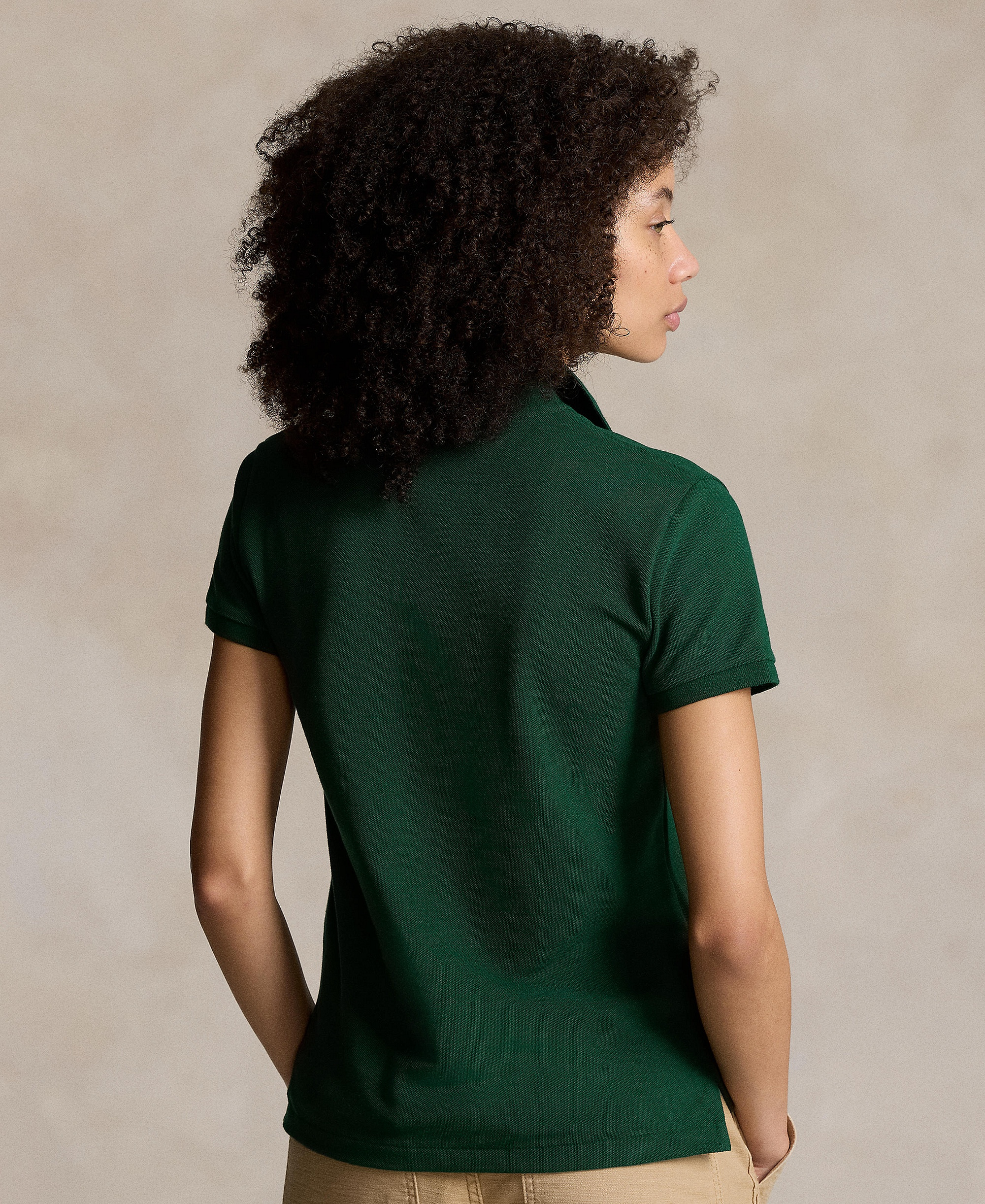 Polo Ralph Lauren Women's Classic-Fit Mesh Polo Shirt - College Green