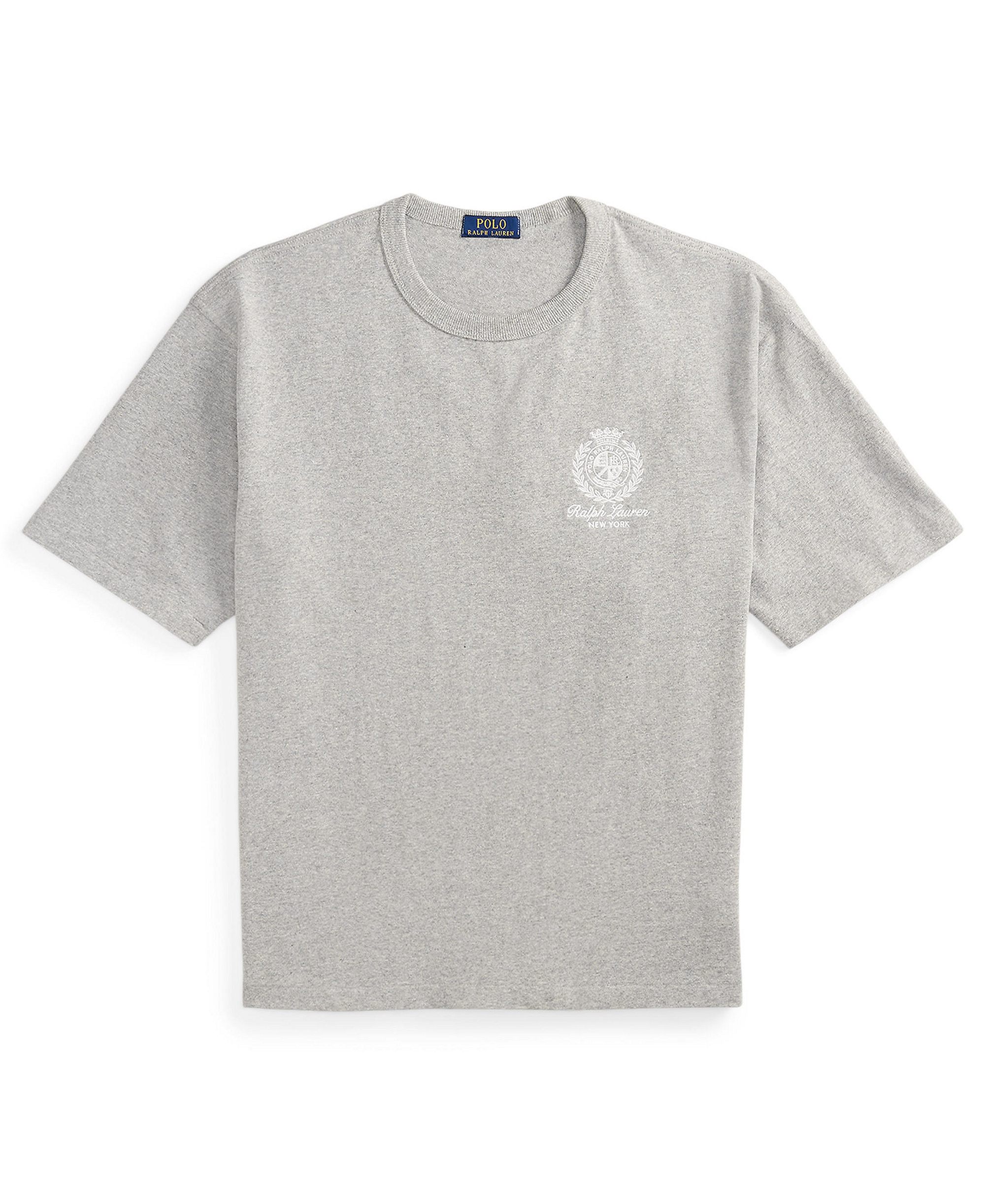 Polo Ralph Lauren Men's Jersey Graphic Relaxed-Fit T-Shirt - Andover Heather