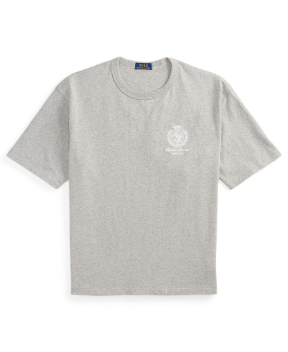 Polo Ralph Lauren Men's Jersey Graphic Relaxed-Fit T-Shirt - Andover Heather