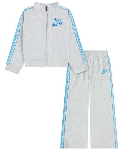 Nike Girls' 4-6X Retro Remix Jacket and Pants, 2-Piece Set - Birch Heather