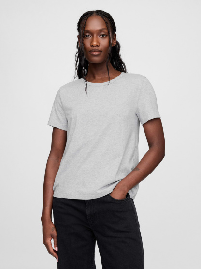 Organic Cotton VintageSoft T-Shirt - Heather grey