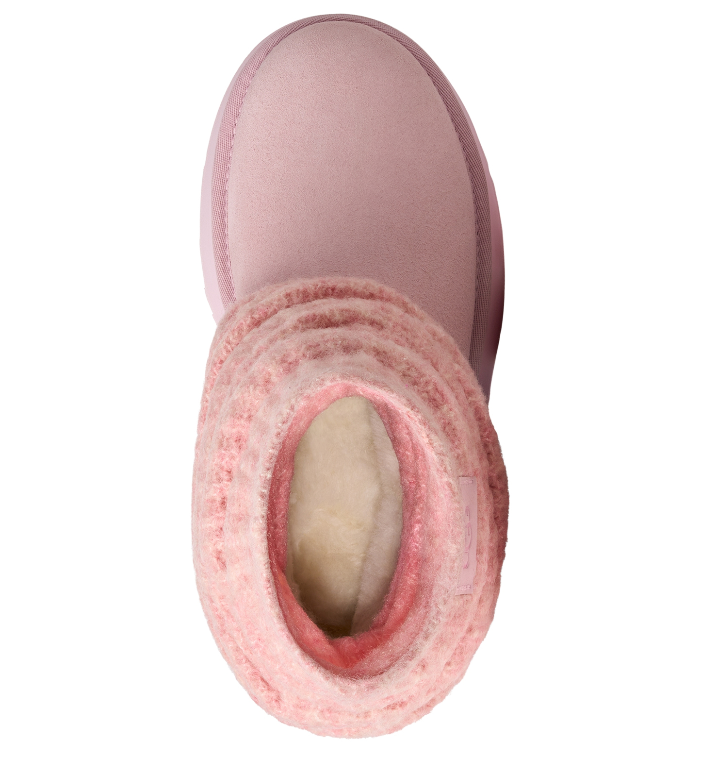 UGG® Women's Classic Mini Dipper Removable Knit Leg Warmer Suede Boots - Ribbon Candy