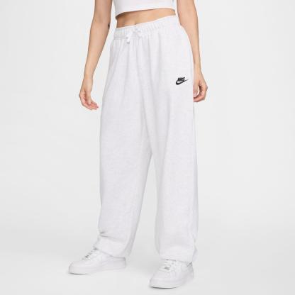 Women's Nithtke Sportswear Club Fleece Mid-Rise Oversized Sweatpants - Birch Heather/Black
