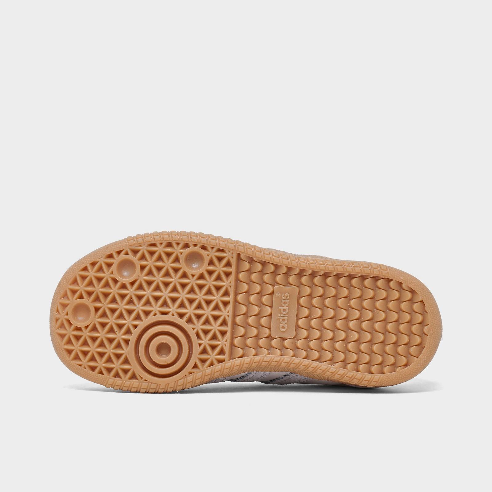 Kids' Toddler adidas Originals Samba OG Comfort Closure Casual Shoes - Cloud White/Crystal Sky/Gum - view 6
