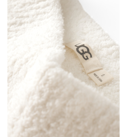 UGG Women's Riz Ribbed Long-Sleeve Knit Sleep Top - Cream