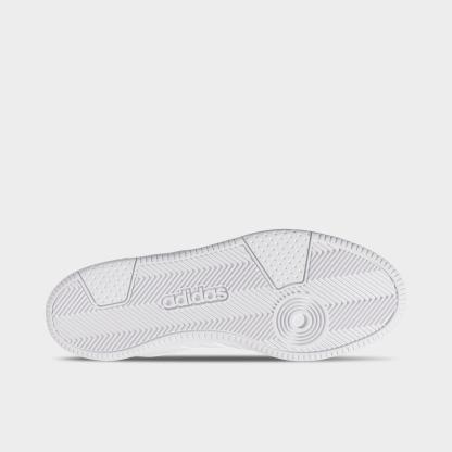 Men's adidas Hoops Classic Mid Casual Shoes - Cloud White/Cloud White/Grey - view 6