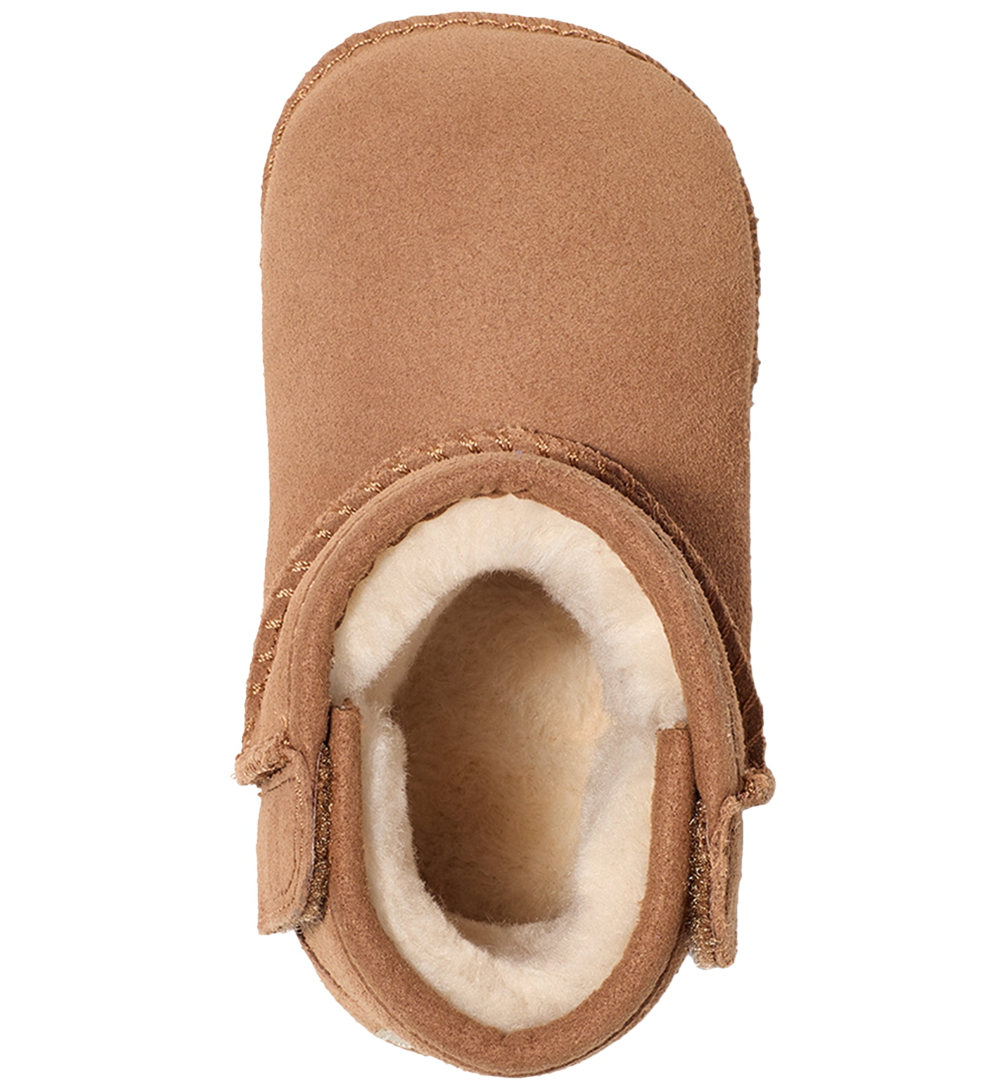 UGG® Baby Classic Round Toe Booties - Chestnut