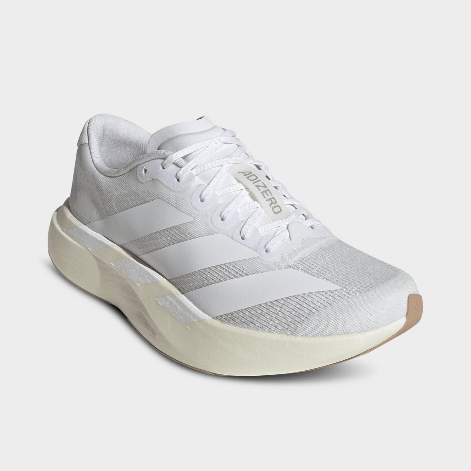 Women's adidas Adizero EVO SL Running Shoes - Cloud White/Cloud White/Warm Sandstone - view 2