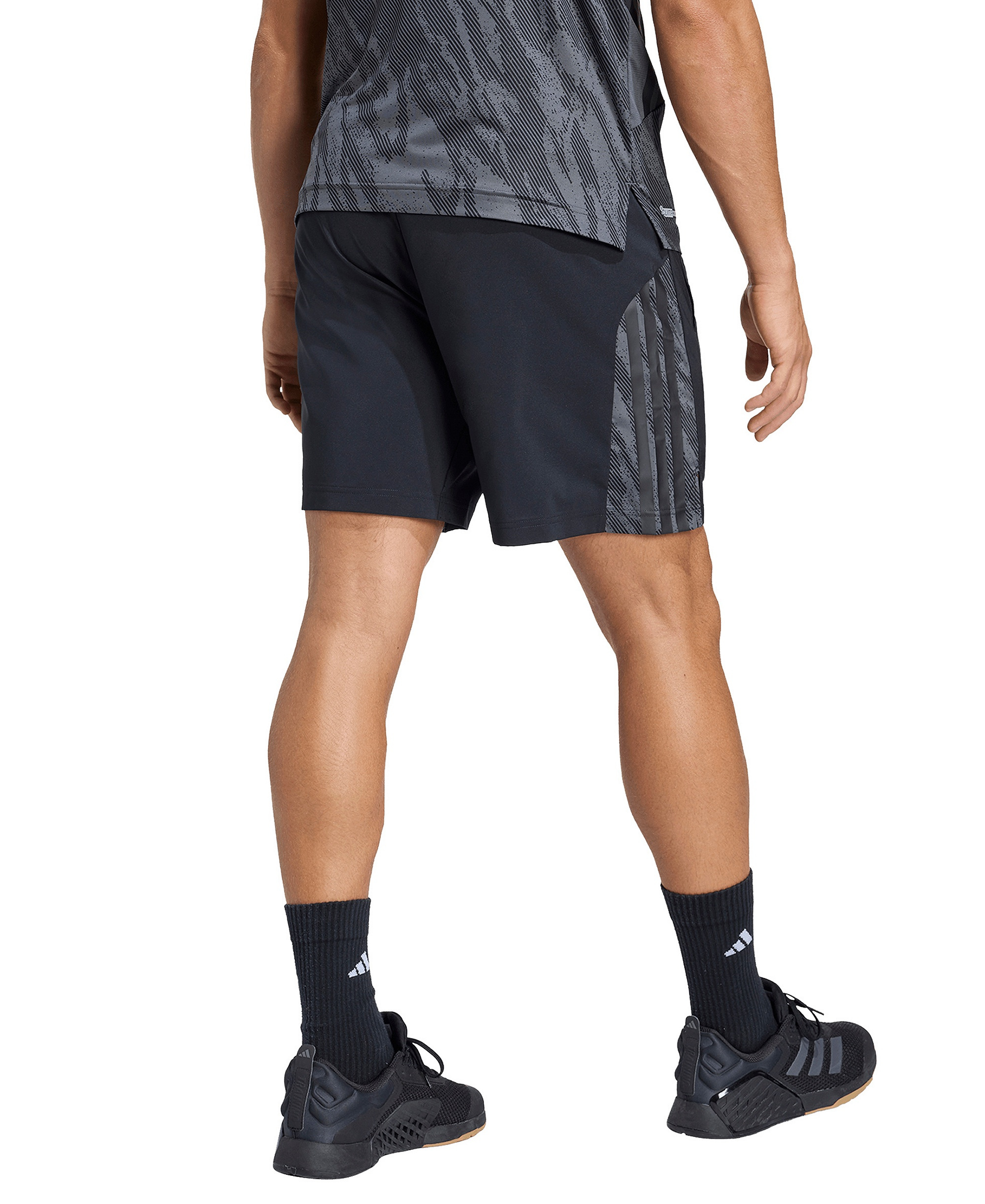adidas Men's Tech Essentials Workout Shorts - Gray Six
