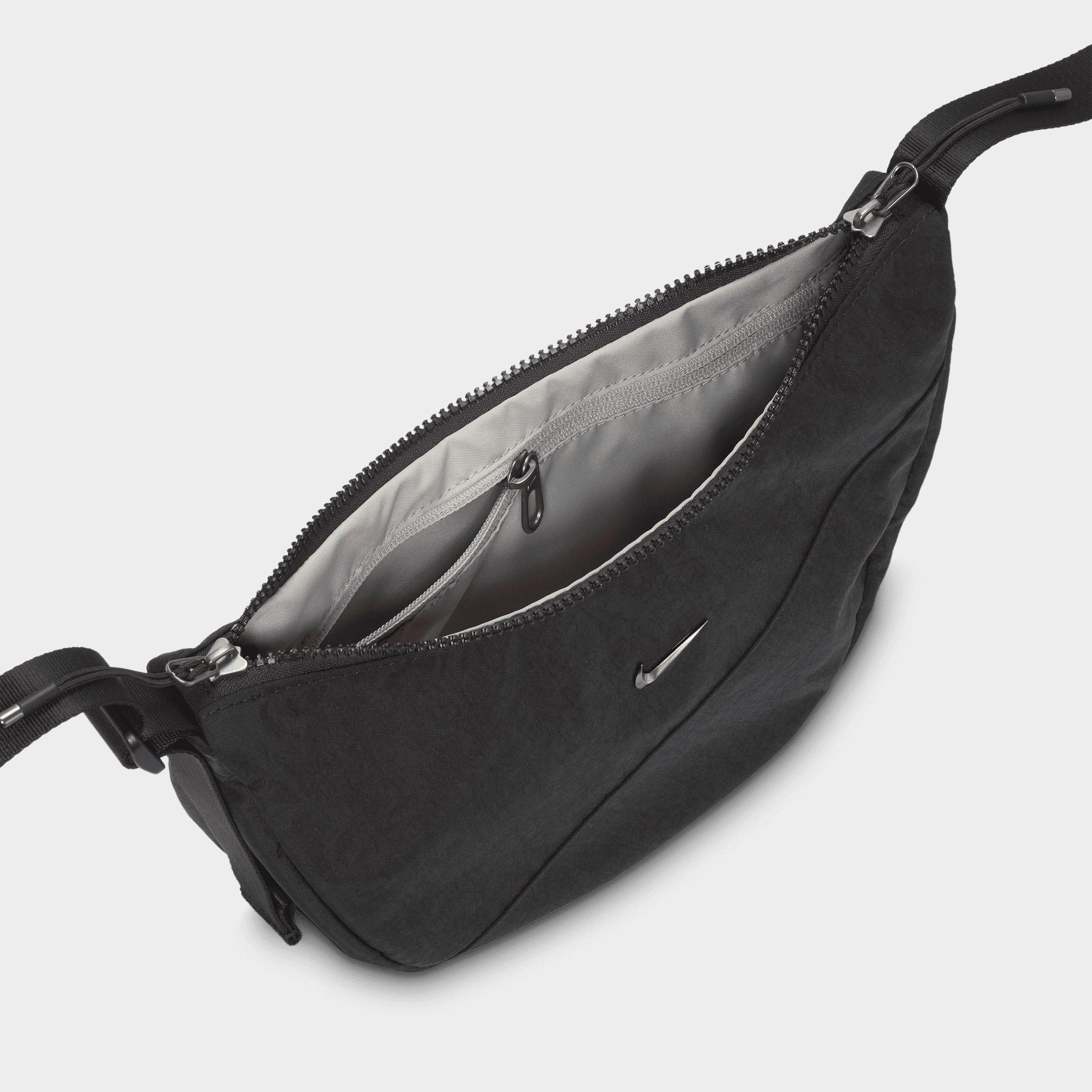Nithtke Aura Crescent Crossbody Bag (4L) - Black/Black/Gunmetal