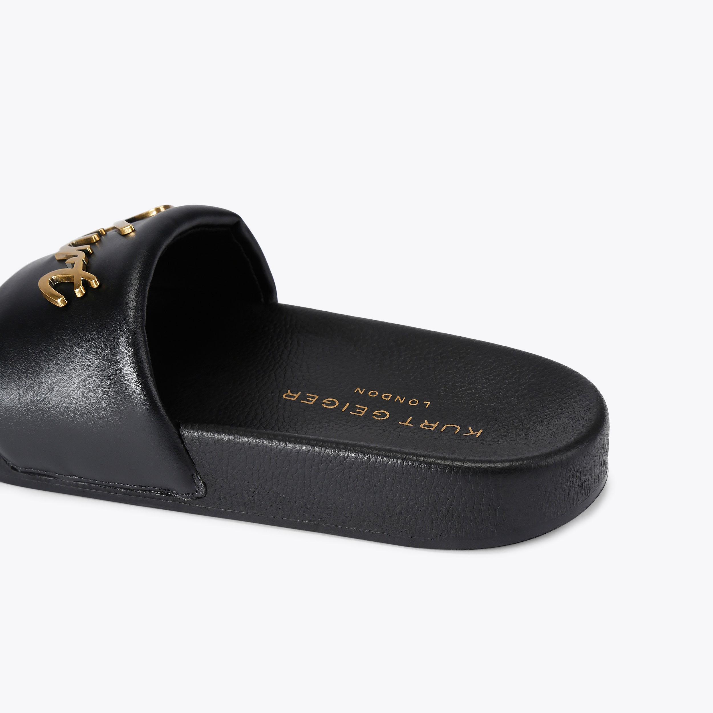 Kurt Geiger London Meena Kurt Slide - Black - view 4