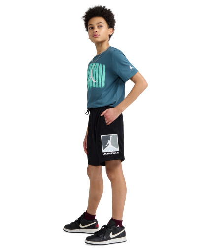 Jordan Boys' 8-20 Pull-On Mesh Shorts - Black
