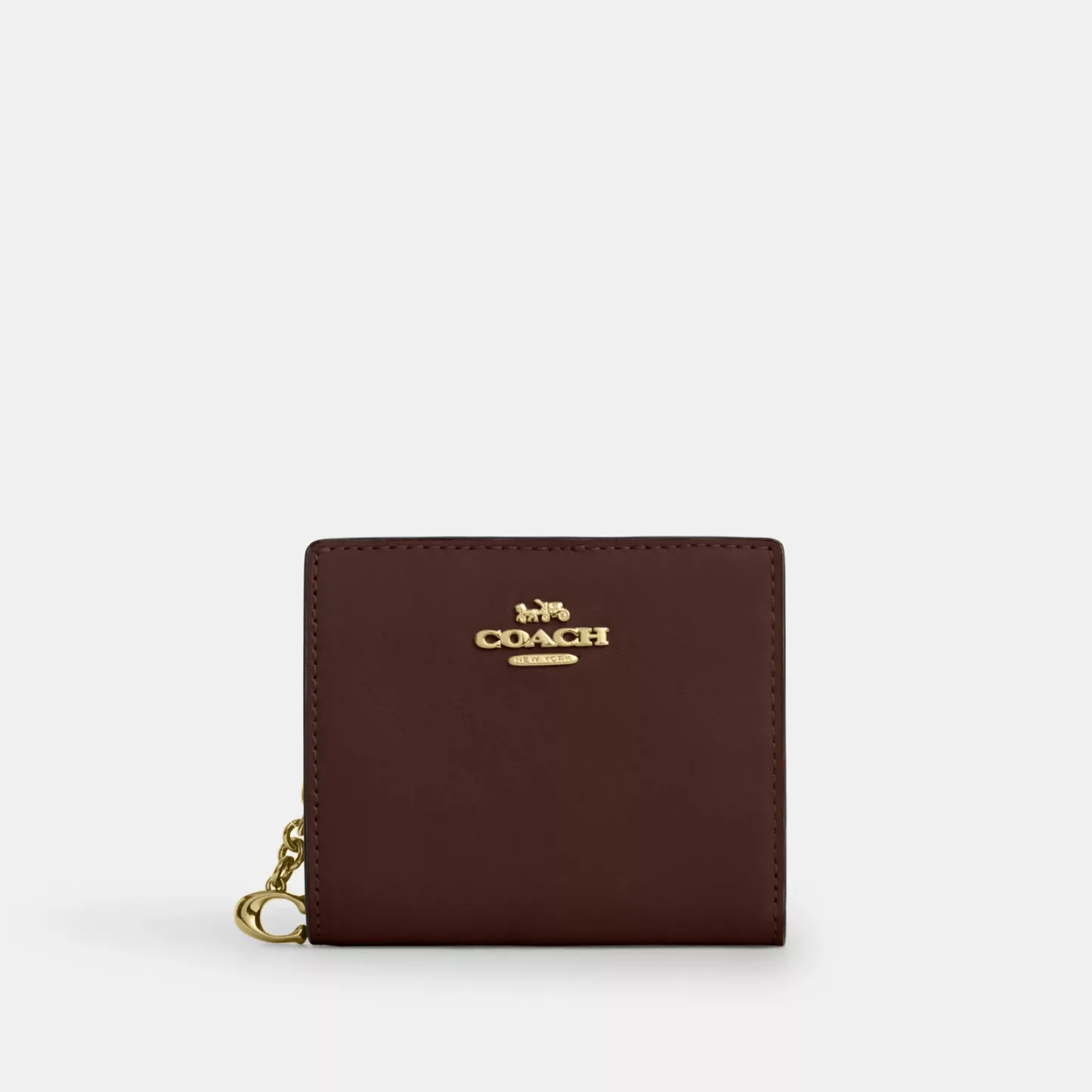 Snap Wallet With Charm - Gold/Maple