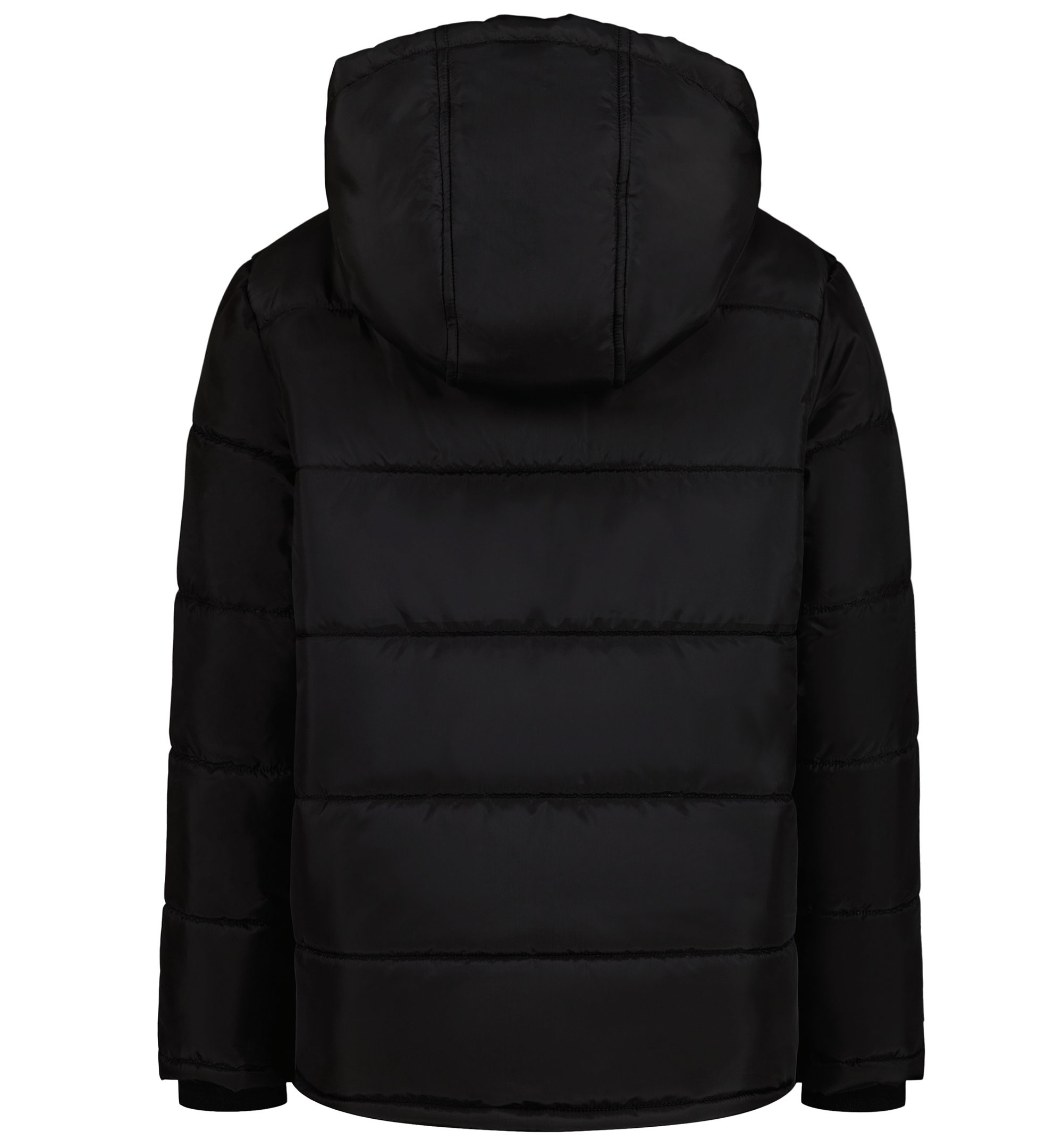 Tommy Hilfiger Boys' 8-20 Logo Puffer Jacket - Black
