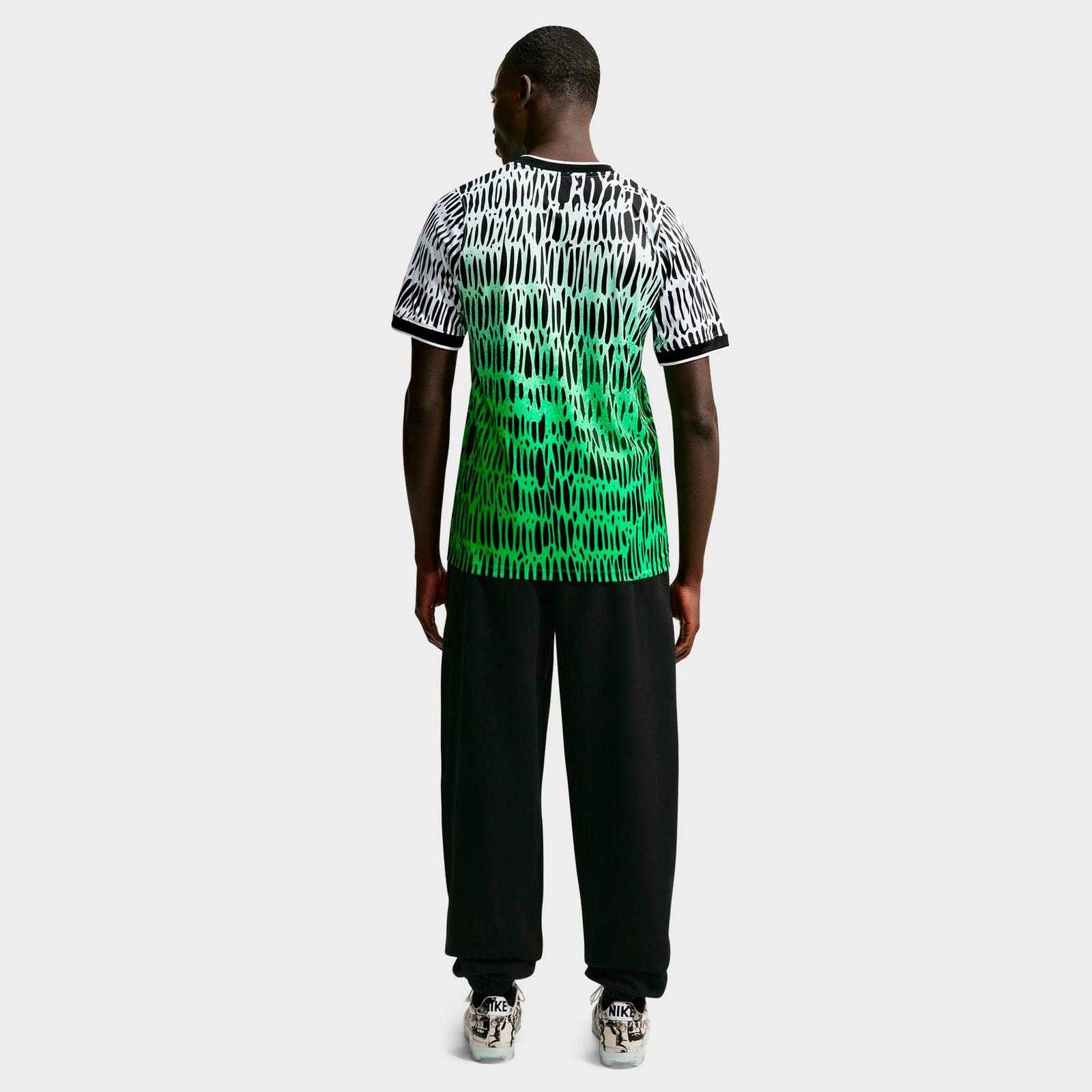 Men's Nike Nigeria x Slawn Academy Pro Soccer Top - Black/White