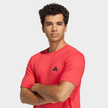 Men's adidas Workout Essentials Feelready T-Shirt - Pure Ruby