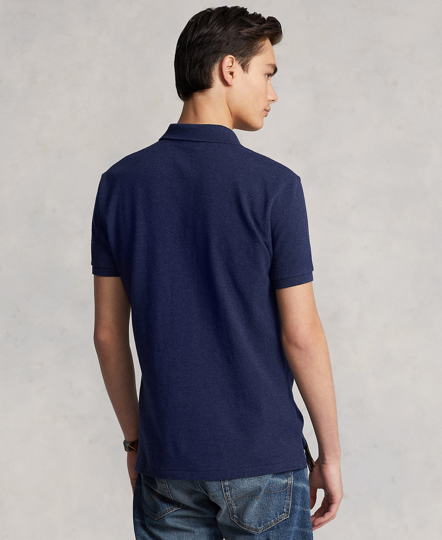 Polo Ralph Lauren Men's Classic-Fit Mesh Polo Shirt - Spring Navy Heather