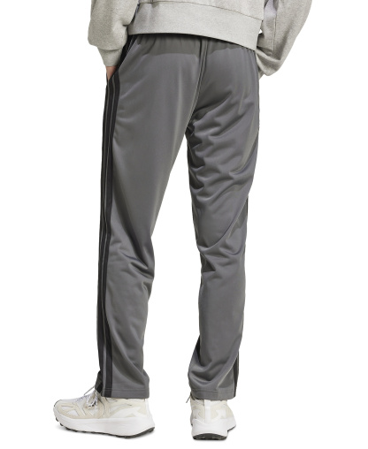 adidas Men's 3-Stripes Regular Open Hem Track Pants - Gray six