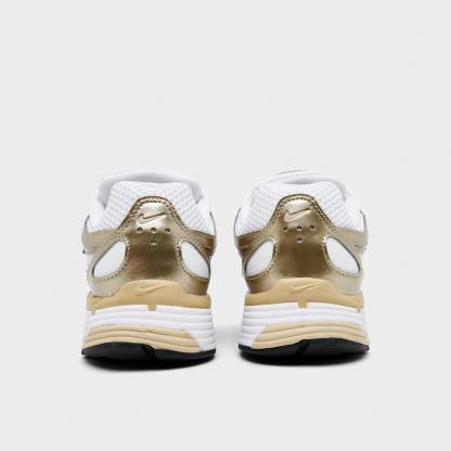 Women's Nithtke P-6000 Casual Shoes - White/Grain/Metallic Gold Grain/Black - Back view