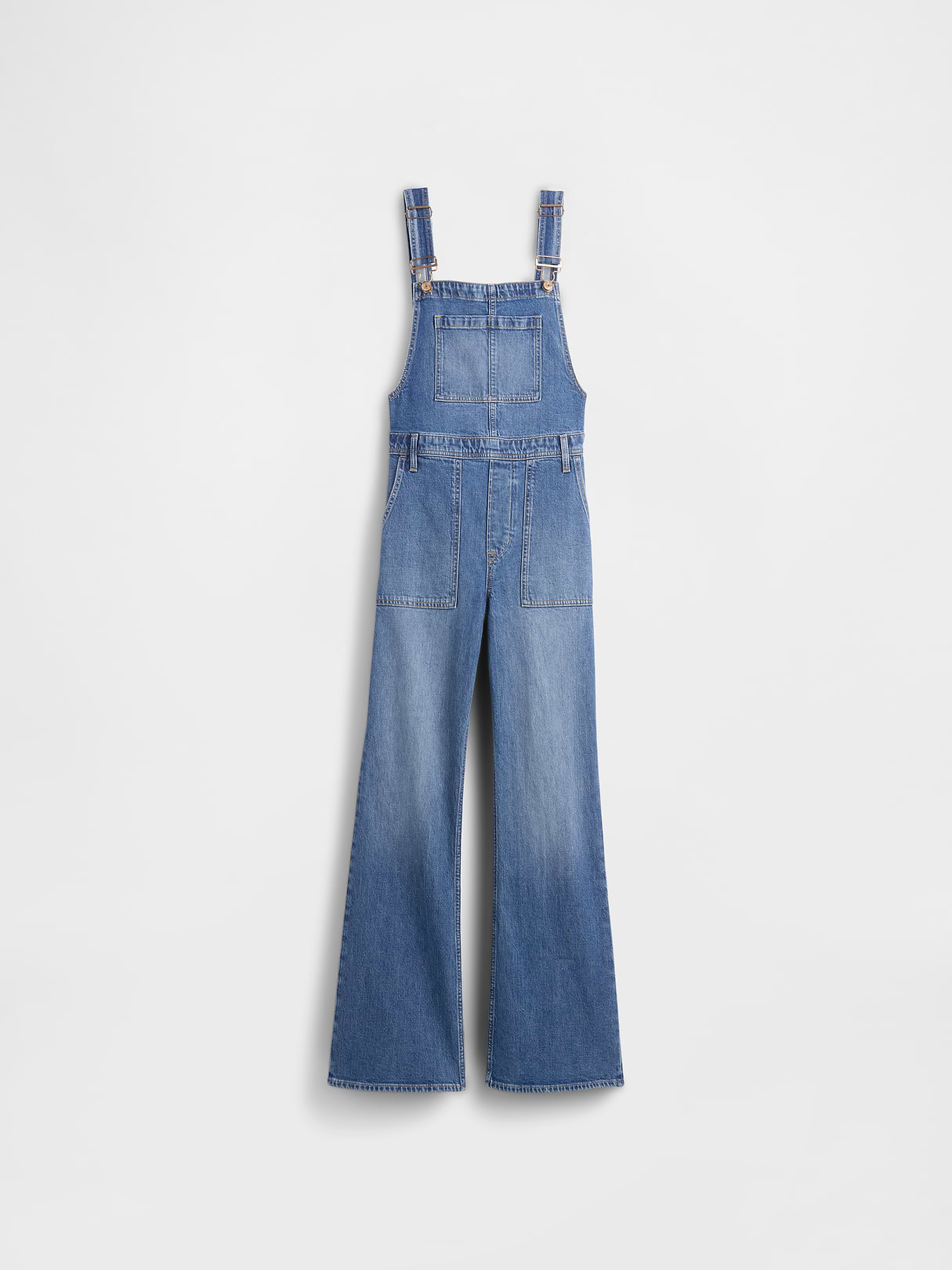 Long & Lean Overalls - Medium indigo