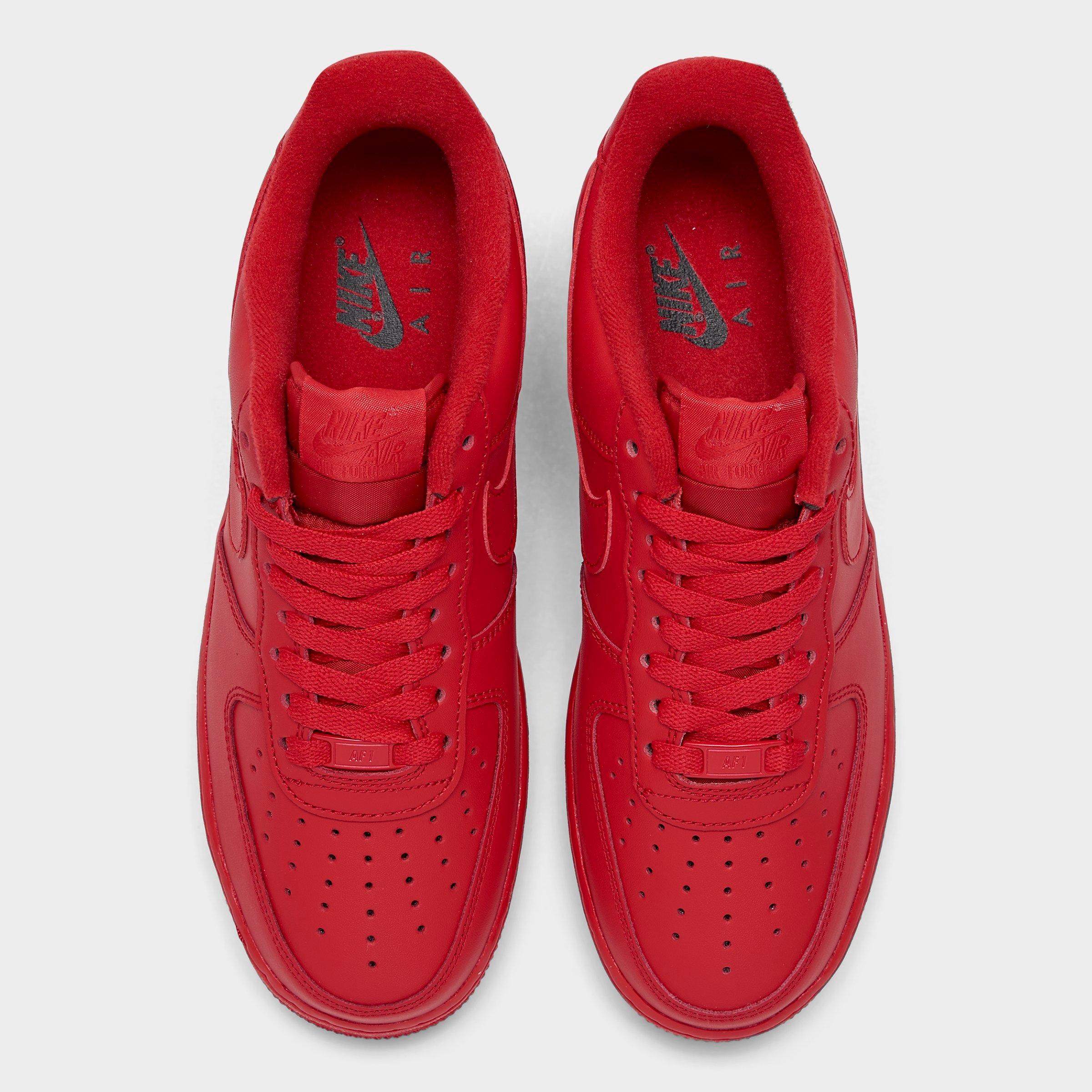 Men's Nithtke Air Force 1 '07 LV8 Casual Shoes - Part 2 - University Red/University Red - Top view