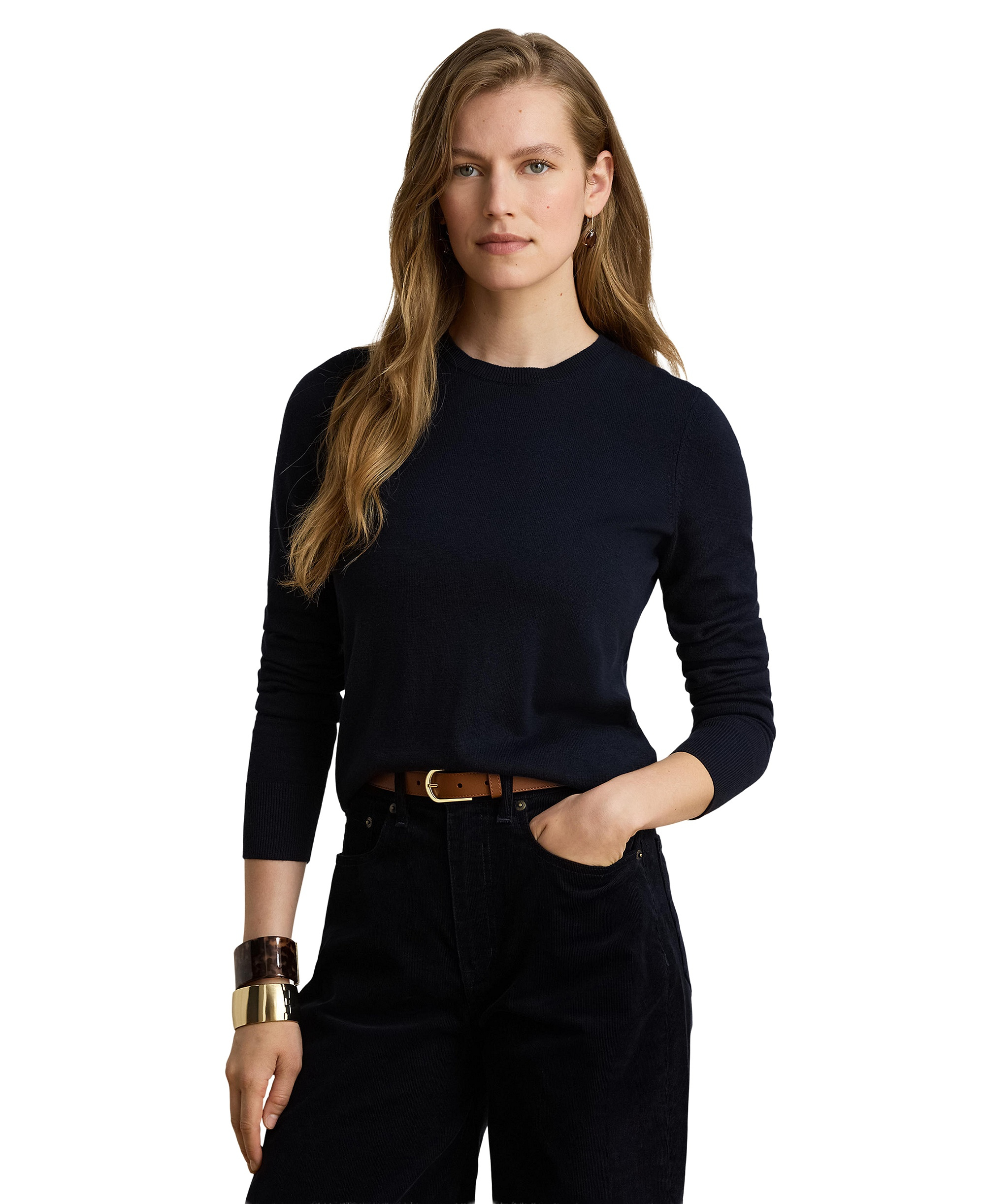 Lauren Ralph Lauren Women's Long-Sleeve Crewneck Sweater