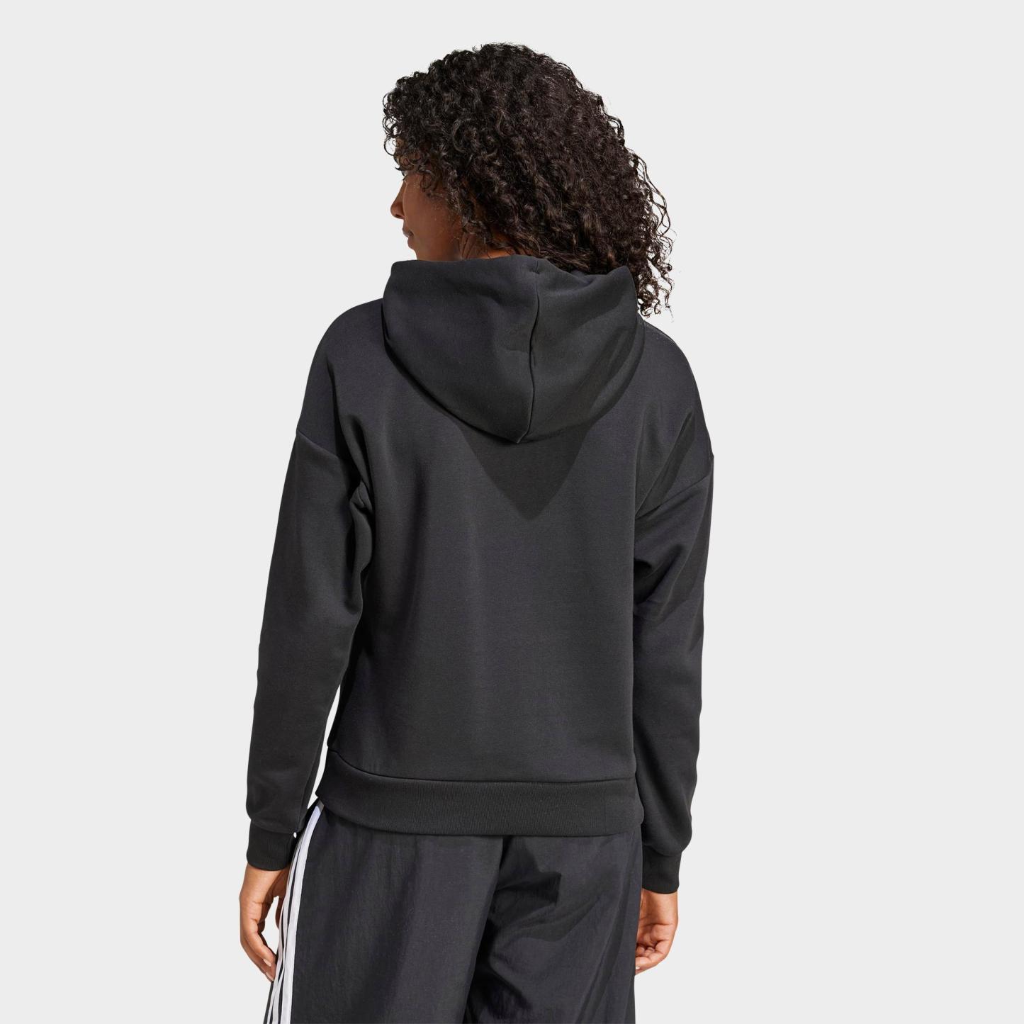 Women's adidas Sportswear Essentials Small Logo Feel Cozy Hoodie - Black/White