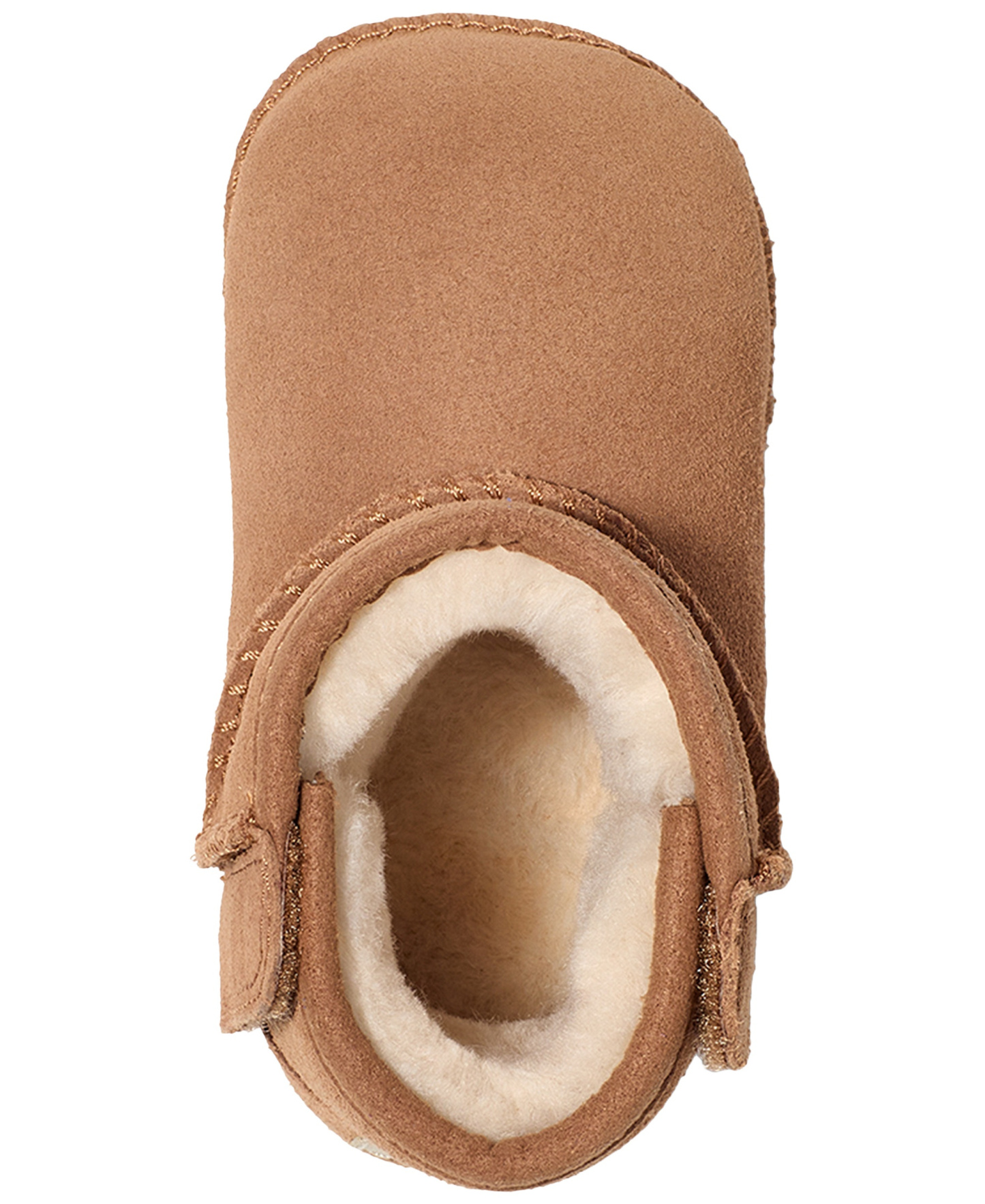UGG® Baby Classic Round Toe Booties - Chestnut