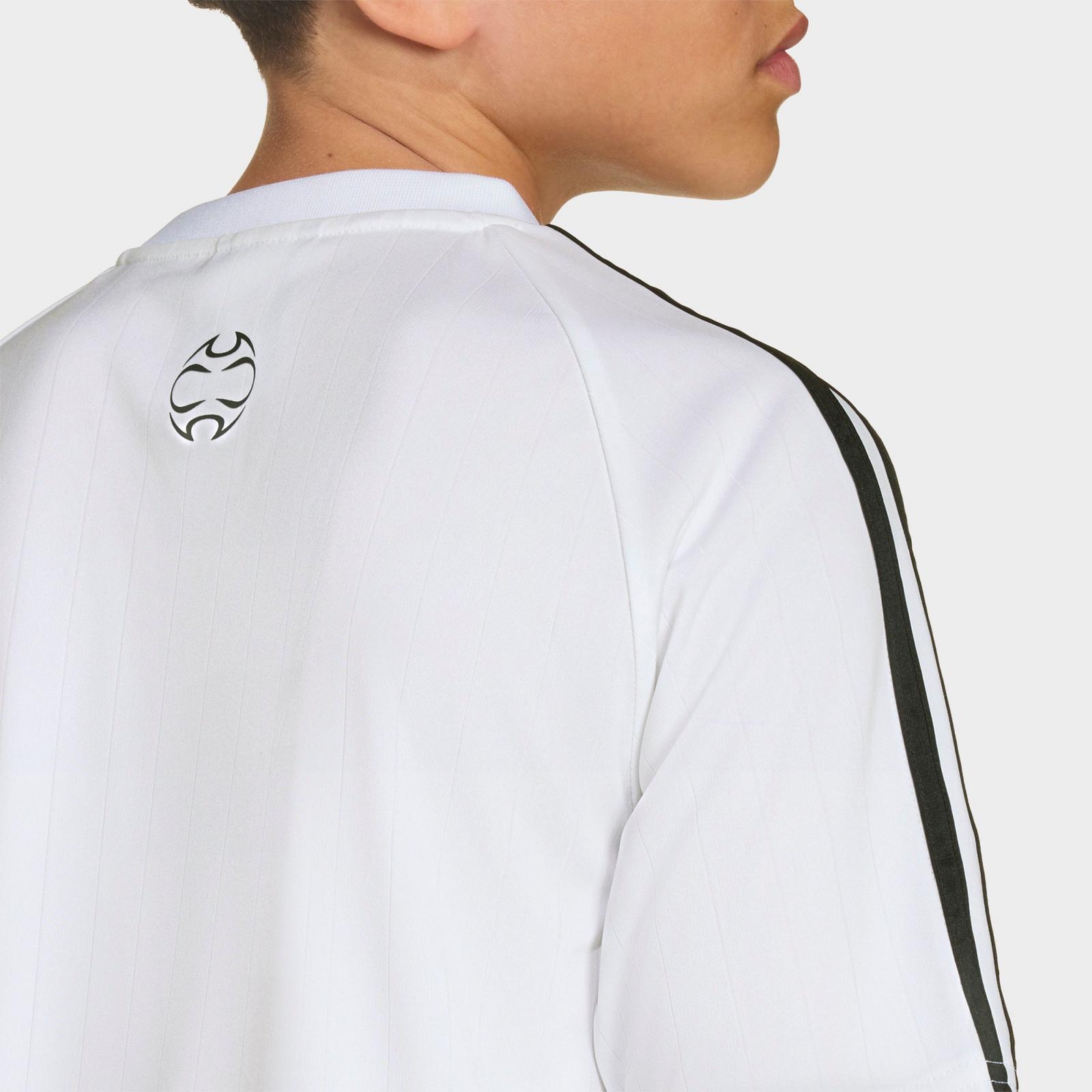 Big Kids' adidas Originals Teamgeist T-Shirt - White/Black - view 5