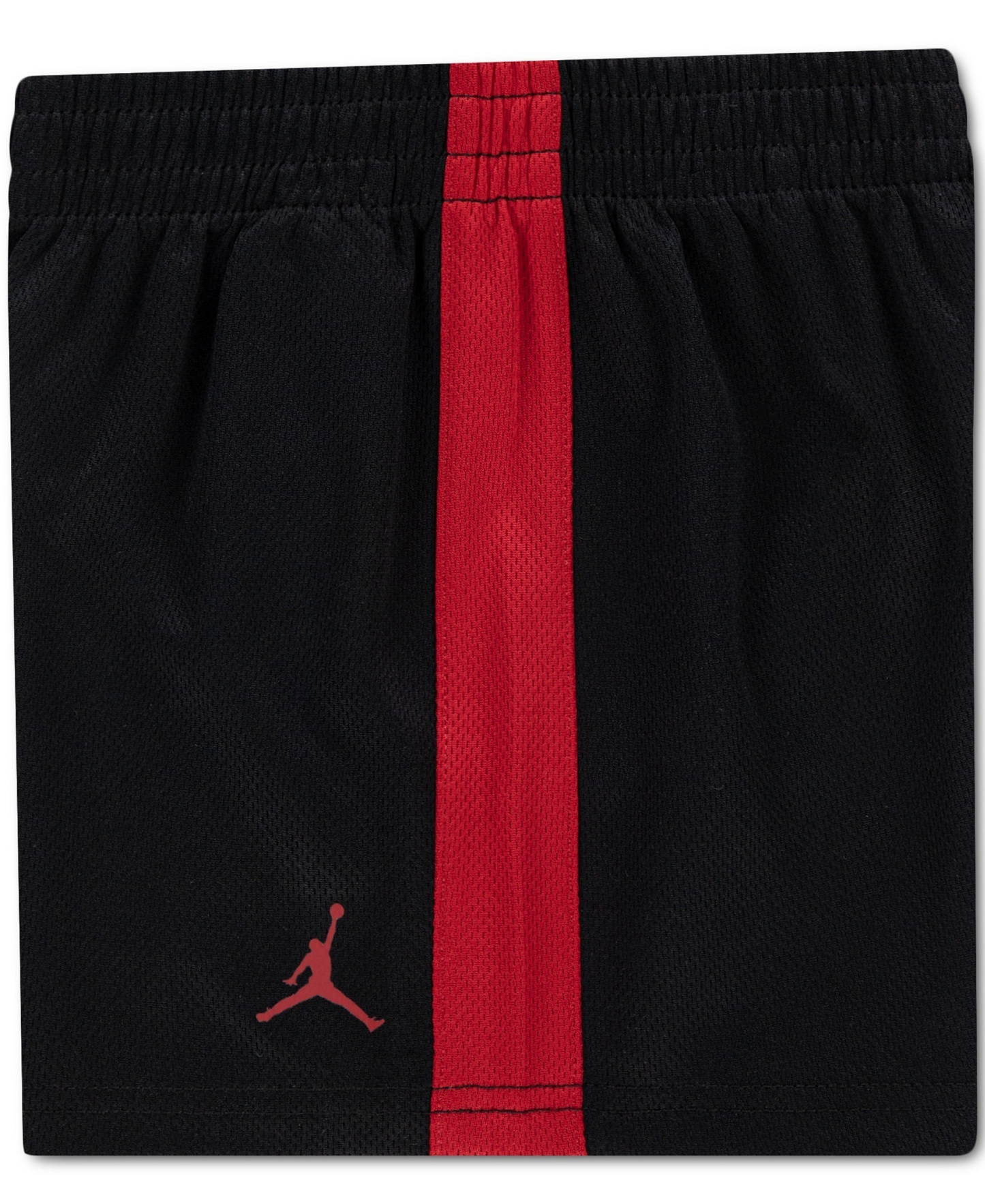 Jordan Boys' 2T-7 Airball Crewneck T-Shirt and Shorts, 2-Piece Set - Black/Red