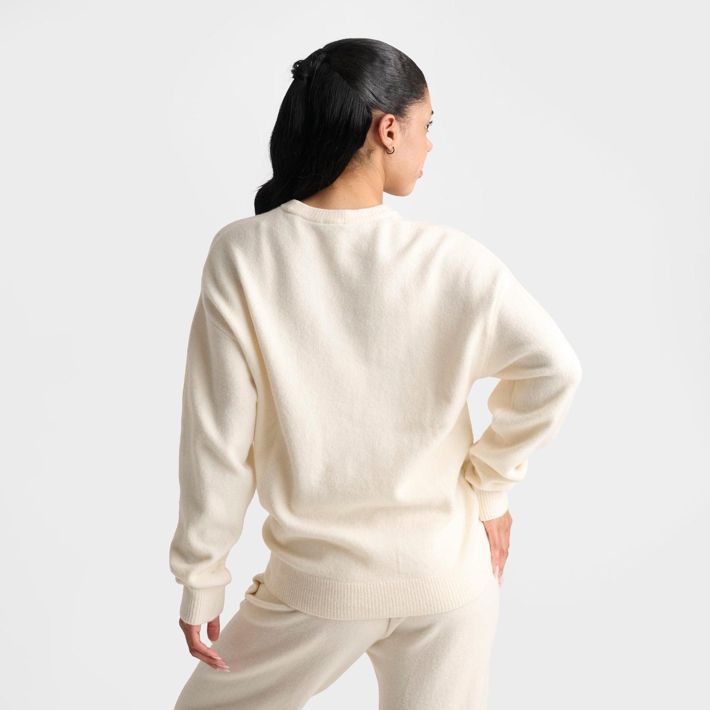 Women's adidas Originals Athletic Dept. Knitted Sweater - Wonder White