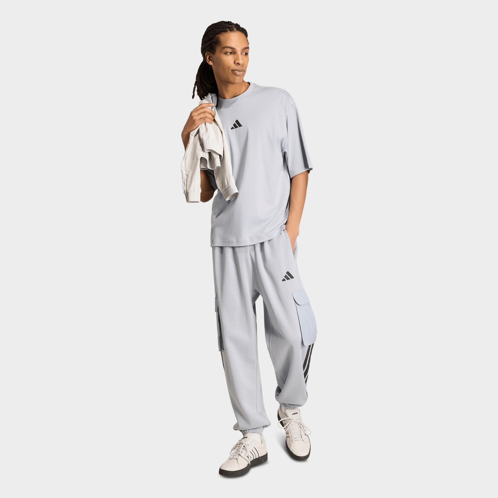 Men's adidas City Tech T-Shirt - Halo Silver - view 2