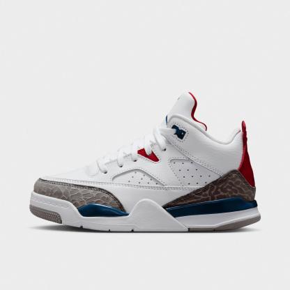 Little Kids' Air Jordan Son of Mars Low Casual Shoes - White/Varsity Red/Light Smoke Grey/True Blue - view 1