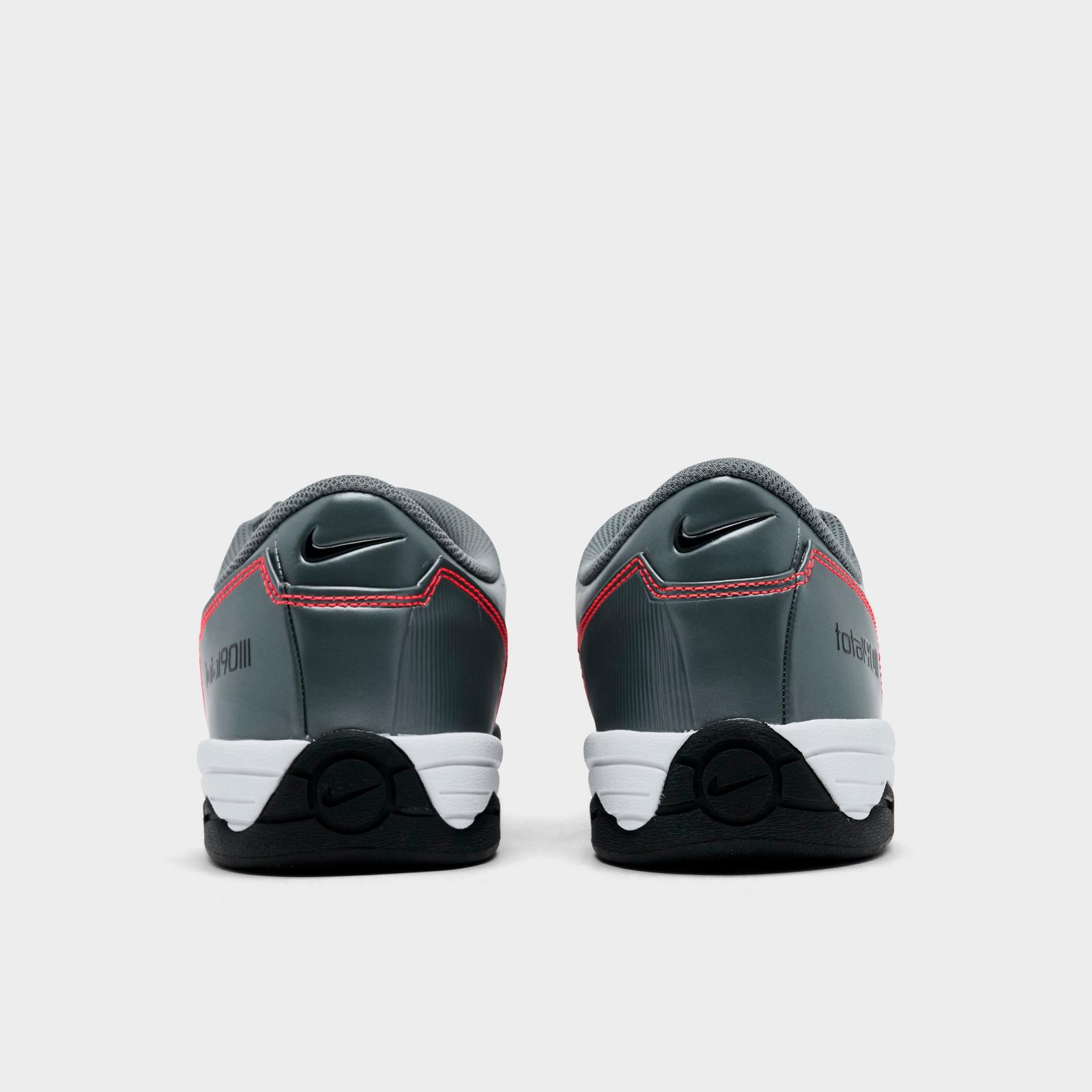 Men's Nike Total 90 Casual Shoes - Smoke Grey/Black/Bright Crimson/White