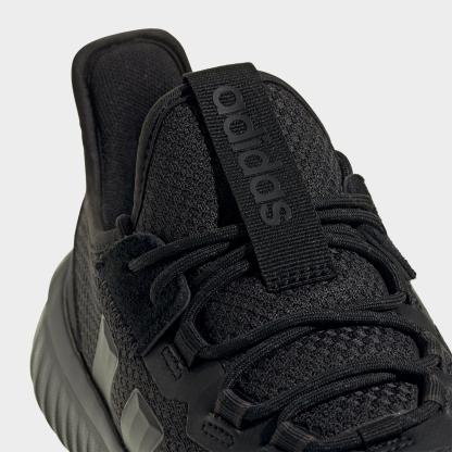 Men's adidas Kaptir 4.0 Casual Shoes - Core Black/Core Black/Gum - Detail shot