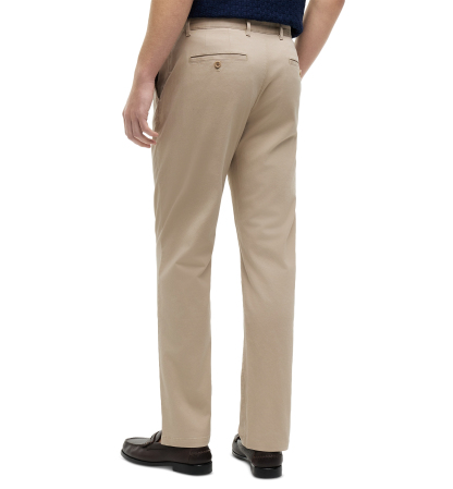Tommy Hilfiger Men's Slim-Straight Fit Stretch Chino Pants - Batique Khaki