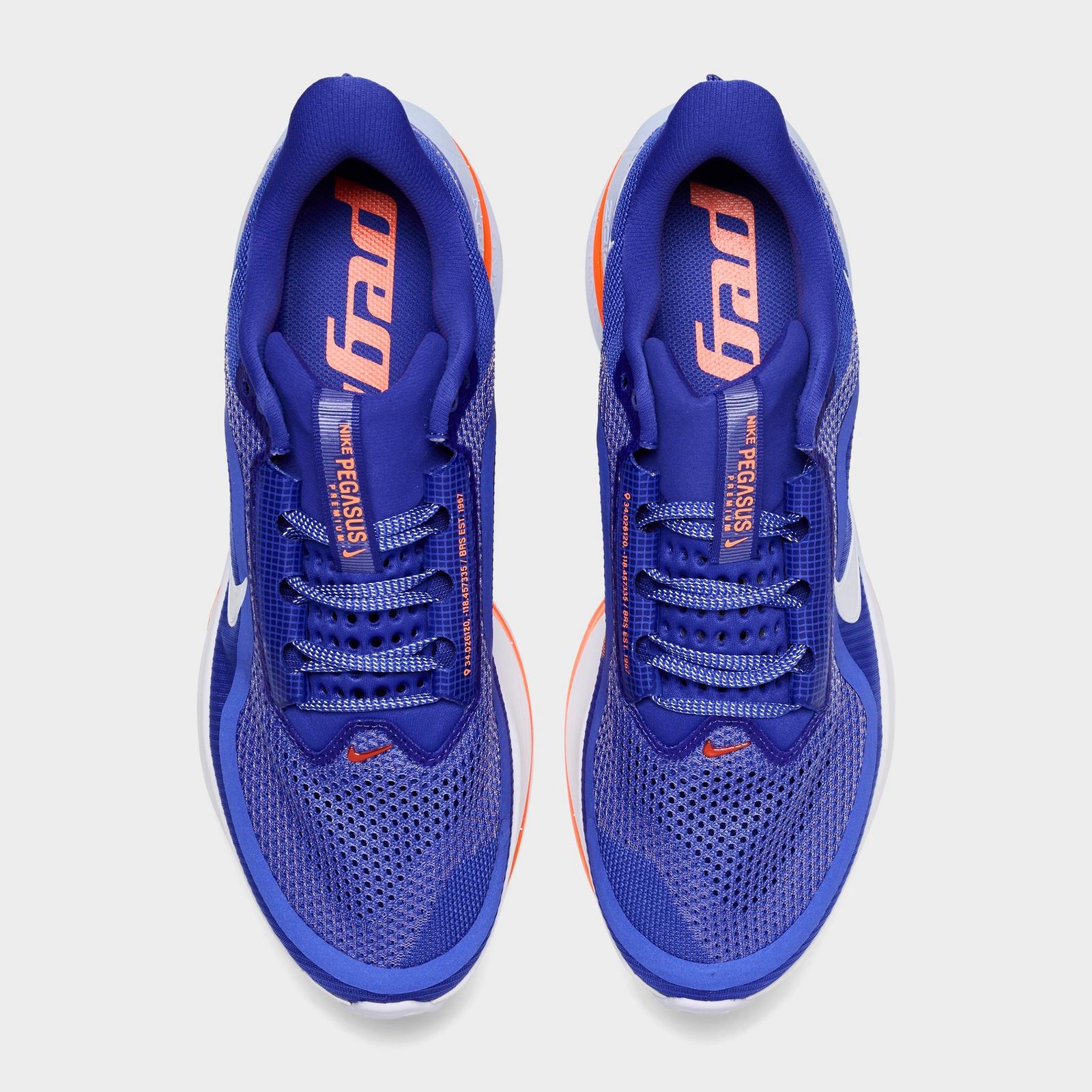 Men's Nike Pegasus Premium Running Shoes - Lapis/White/Total Orange