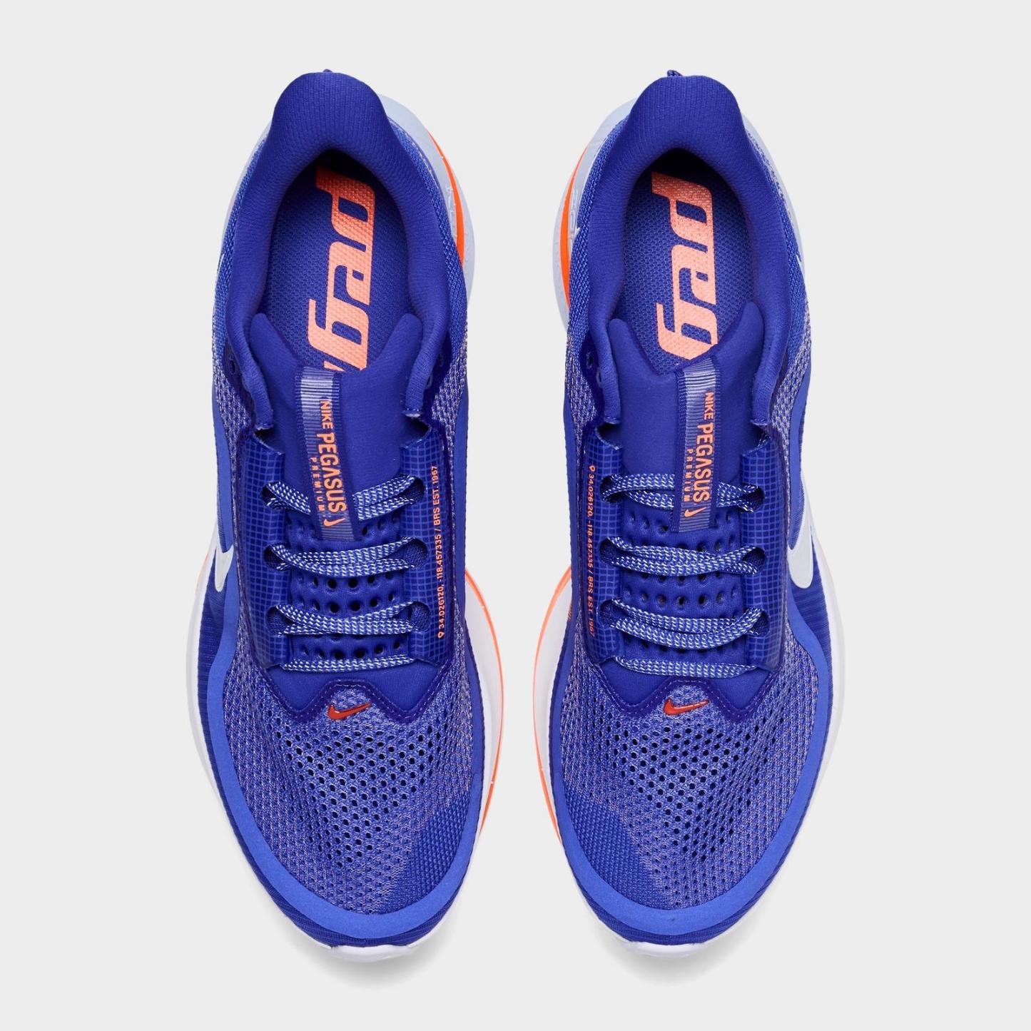 Men's Nike Pegasus Premium Running Shoes - Lapis/White/Total Orange