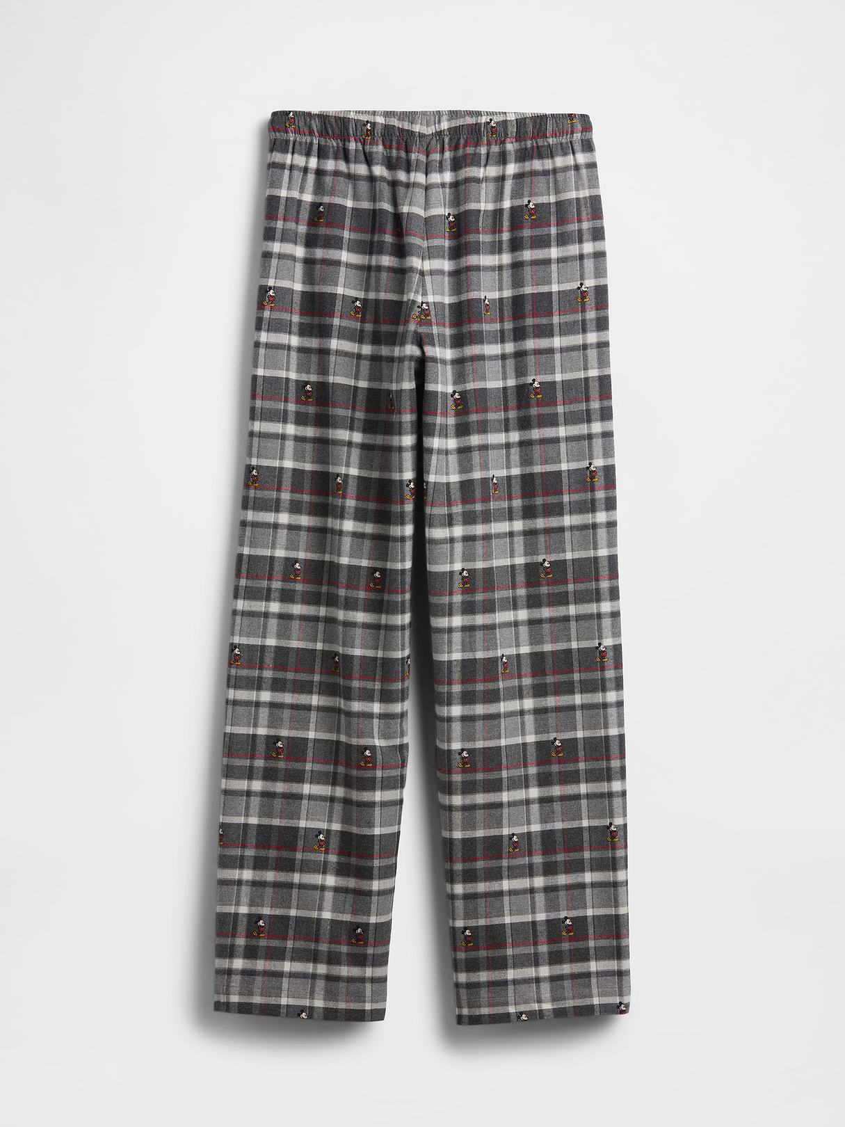 Adult Softest Flannel PJ Pants - Mickey Mouse grey & black plaid