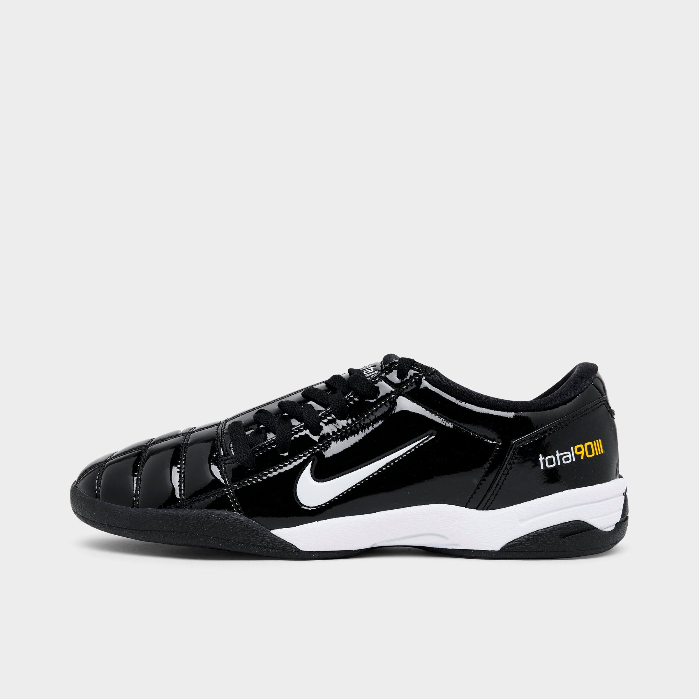 Men's Nithtke Total 90 Casual Shoes - Part 2 - Black/White/Metallic Silver - Left shoe facing left. Outside of the shoe.