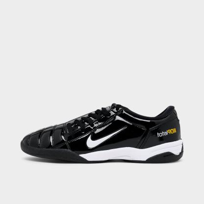 Men's Nithtke Total 90 Casual Shoes - Part 2 - Black/White/Metallic Silver - Left shoe facing left. Outside of the shoe.