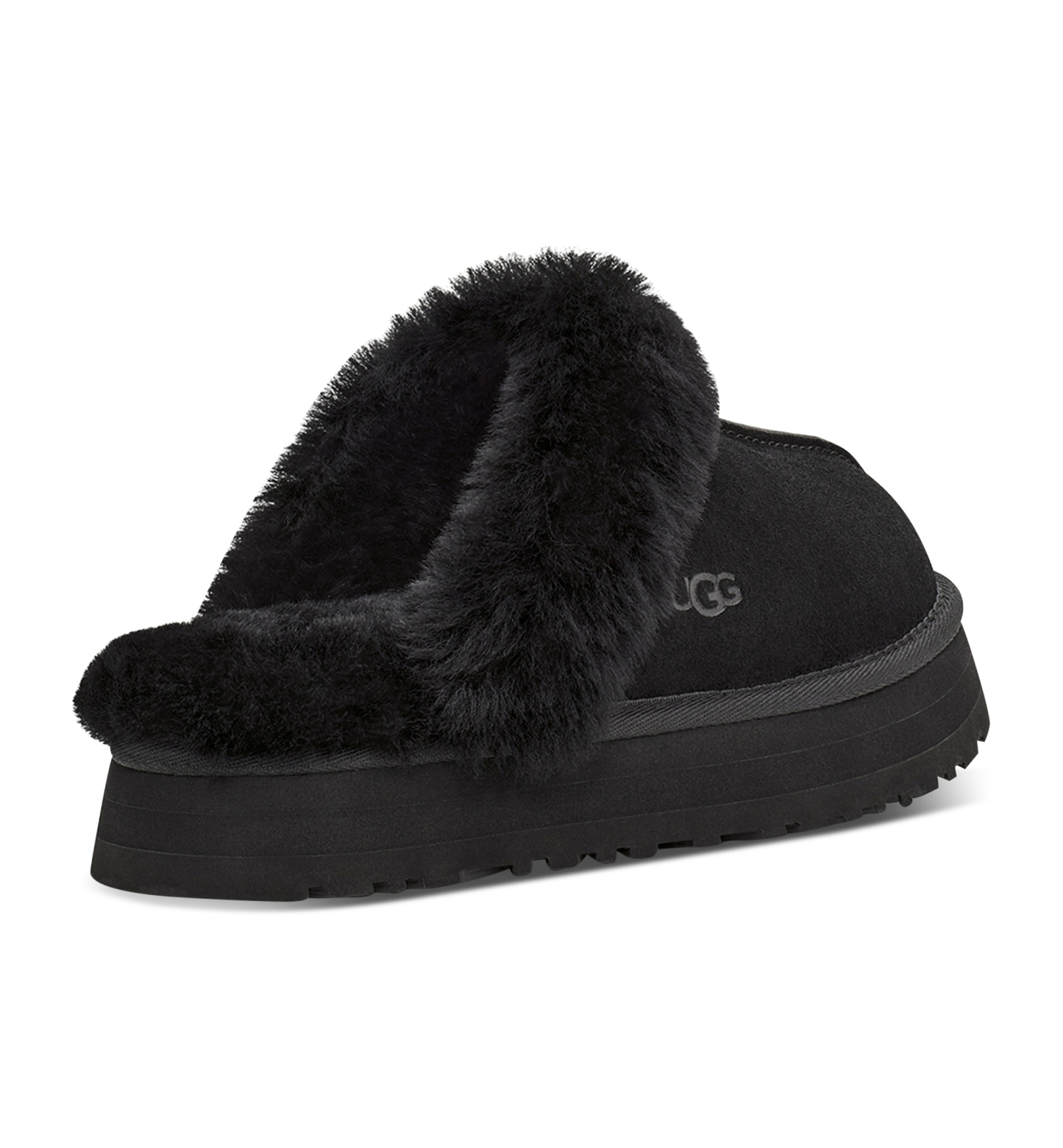 UGG® Women's Disquette Slip-On Clog Slippers - Black
