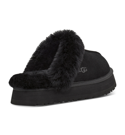 UGG® Women's Disquette Slip-On Clog Slippers - Black