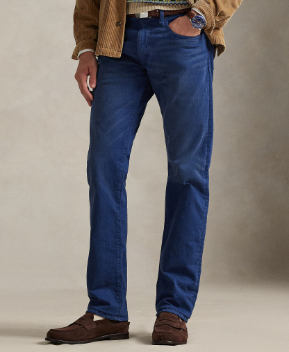 Polo Ralph Lauren Men's Varick Slim Straight Stretch Jeans - Hdn Light Navy