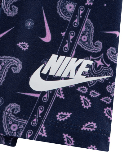 Nike Girls' 4-6X Retro Remix Short-Sleeve Top and Shorts, 2-Piece Set - Pink