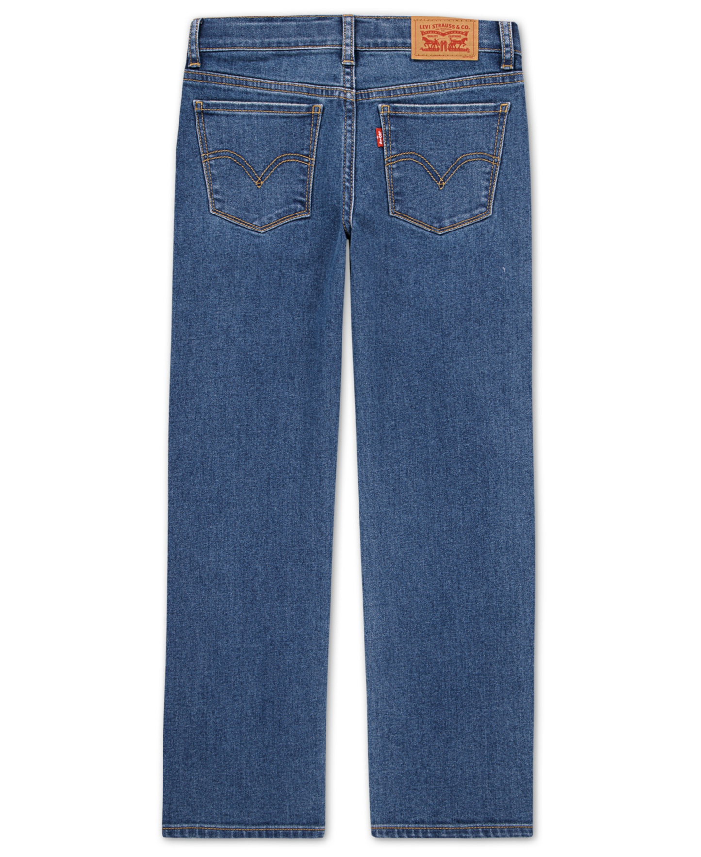 Levi's Girls' 7-16 Vintage-Like Mid-Rise Wide Leg Jeans - Dark Blue